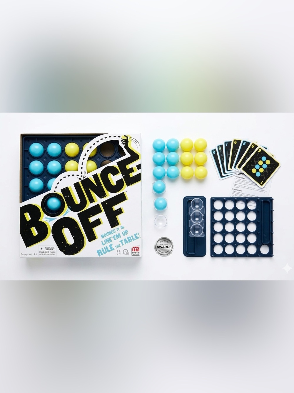 Mattel Bounce-Off Party Board Game Full Set Complete Family Game Night